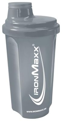 IronMaxx Shaker à protéines - Pierre 700 ml | Shaker à protéines avec bouchon vissé, passoire, échelle | anti-fuite, sans BPA, lavable