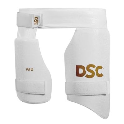 DSC Intense Pro Cricket Thigh Pad | Color: Multicolor | Size: Mens Right | For Men & Boys | Material: PVC | High Density foam Inside | Covered and Protected