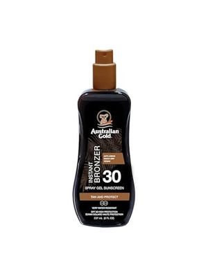Australian Gold SPF 30 with Instant Bronzer Spray Gel 237ml