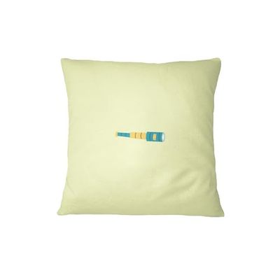 Bona Basics, Funda de cojín Decorativa,Decoración del hogar, para sofá, cafetería, Tamaño: 45X45 cm, Color: Amarillo Claro