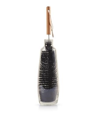 SodaStream Bottle Brush, 1 x Cleaning Brush for Plastic & Glass SodaStream Bottles, Natural Wooden Handle & Flexible Stainless Steel Bristles, Reusable Water Bottle Cleaner Brush