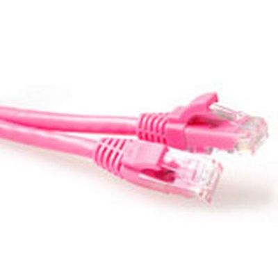 Advanced Cable Technology CAT6A UTP 3m 3m Rosa cavo di rete