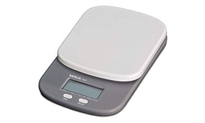 báscula para cartas Maulstart, capacidad de carga 2000 g, 110 x 25 x 170 mm, gris; 1623082; 1 pieza