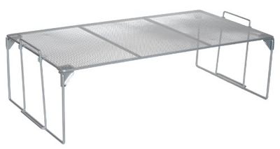 Zeller 17758 Etagère Multi-usages Métal Argent 61,5 x 30,5 x 40 cm
