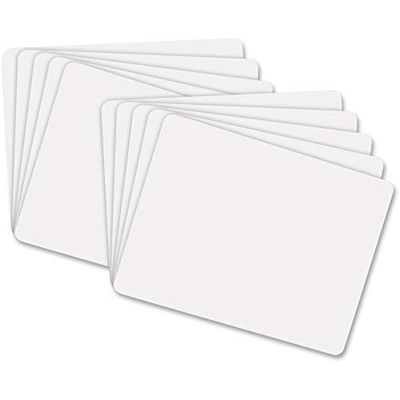 Creativity Street 9881-10 Pacon Whiteboard, 1-sided, Plain, 9" x 12", 10 Boards