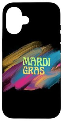 mard gras colorido | mezcla mardi gras Carcasa para iPhone 16