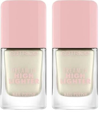 Catrice Dream In Highlighter Nail Polish, n. 070, oro, a lunga durata, luccicante, senza acetone, vegano, senza particelle di microplastica, senza conservanti, confezione da 20,5 ml