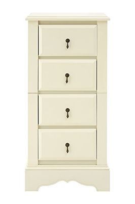 Premier Housewares Chest Of Drawers Bedroom White Chest Of Drawers Bedroom Chest Of Drawers Assembled Drawers (h X W X D): 104 X 43 X 50 Cm