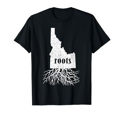 Mapa de tierras ciudadanas nativas de EE. UU. Raíces retro Idaho Camiseta