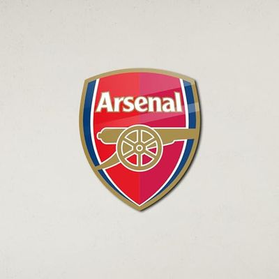Licensed Décor officiellt licensierad Arsenal FC licensplatta (42,4 x 50 cm) 4 mm akrylglas
