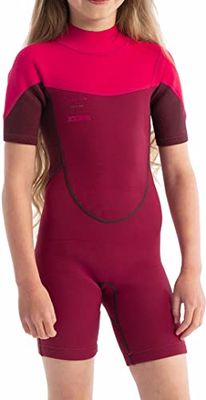 Jobe Boston Kids 2/2 Back Zip Shorty 2021 Hot Pink, 116