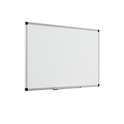 Bi-Office CR0601170 Maya - Lavagna Magnetica con Cornice in Alluminio, 900 x 600 cm, Bianco