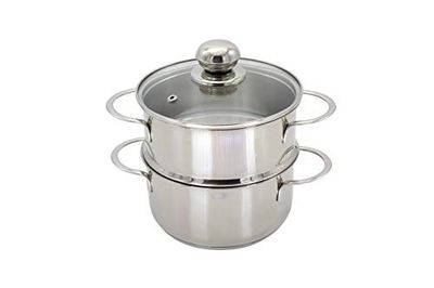 Krüger Vaporiera in acciaio INOX 16 cm, colore: Argento