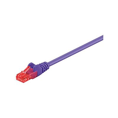 CAT 6 Câble de Liaison, U/UTP, Violet, 0.25 m Longueur