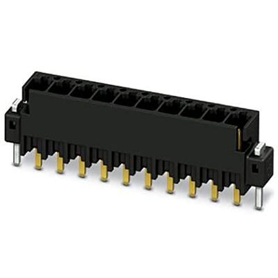 PHOENIX CONTACT MCV 0,5/5-G-2,54 P20 THR R44 PCB-connector, 0,5 mm² nominale doorsnede, 5 aansluitingen, MCV 0,5/.-G-THR artikelfamilie, 2,54 mm rastermaat, zwart, 315 stuks