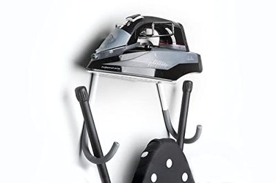 Jata Home HPLA8115 Table And Iron Stand, Stainless Steel, Grey
