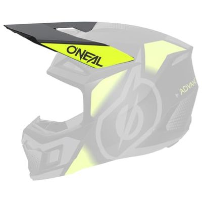 O'NEAL Helmschirm 3SRS Vision, Schwarz Neongelb Grau, 0625-2