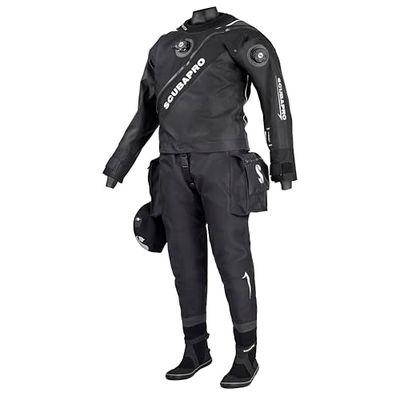 Scubapro Definition Dry HD Cag. H. 4XL drukregelaar set voor duiken in koud water, uniseks, volwassenen, zwart