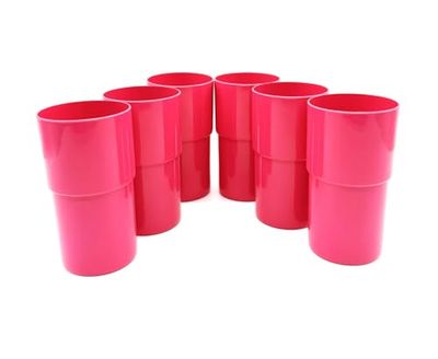 Kimmel Drinkbeker 330 ml set van 6 fuchsia