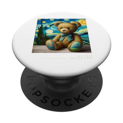 Starry Bear PopSockets PopGrip Interchangeable