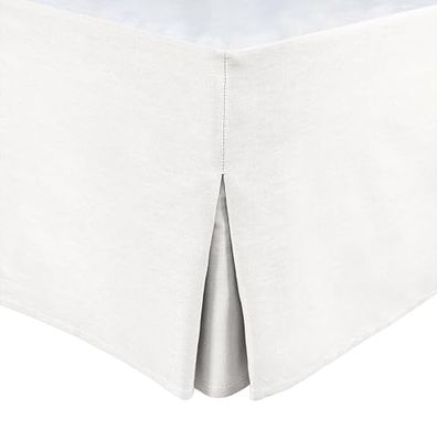 Protector de Cama con somier de 140 x 190 cm + 30 cm, Color Blanco
