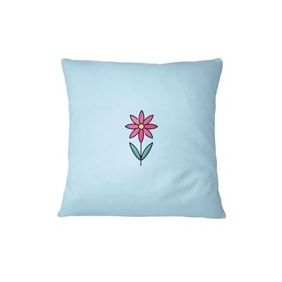 Bona Basics, Funda De Cojín Decorativa, Funda De Cojín Decorativa, Decoración del Hogar, para Sofá, Cafetería, Tamaño: 45X45 Cm, Color: Azul Claro
