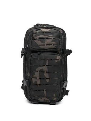 Brandit US Cooper Lasercut Medium Back Mochila Unisex Adulto, Darkcamo, Talla única