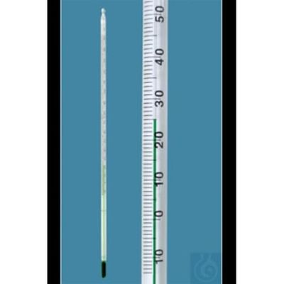 Thermomètre à usage général Amarell®, forme tige, -10/0+150:1°C, fond blanc, biologique