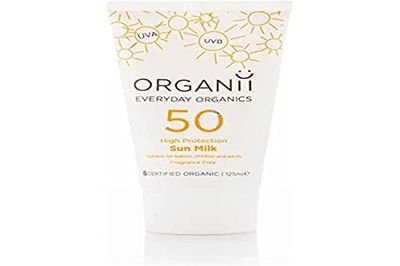 Organii Organic Vegan Sun Milk SPF50 125 ml