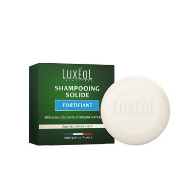 Luxéol – Shampoo Solido Fortificante – Rinforzo, Nutre & Idrate – Per Capelli Secchi – Made in France – 75 g