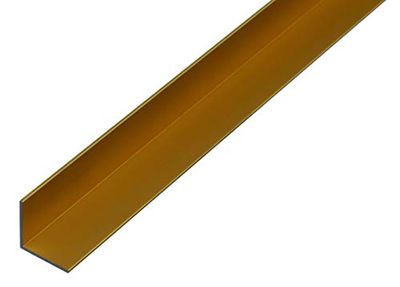 Alberts 473600 hoekprofiel | aluminium, goudkleurig geanodiseerd | 1000 x 40 x 40 mm