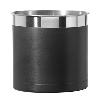 Oggi Steel Holder Utensil Crock, Jumbo, Black - 7"