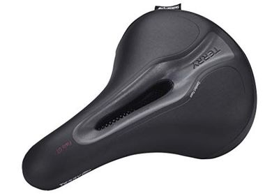 Terry Selle Fisio GT pour Femme avec Armature en Acier Light FeC et matériau extérieur en Microfibre DuraLux de Couleur Noire, Largeur d'assise : 9 cm - 12 cm, 423 001 62