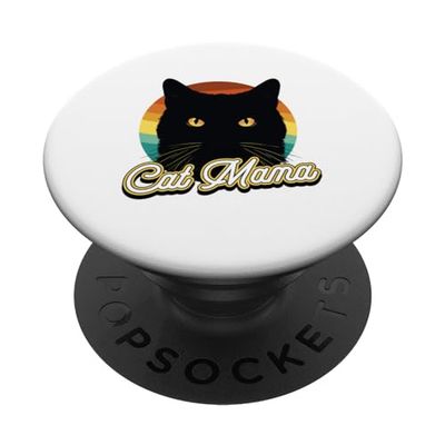 divertida cita sarcástica diseño irónico gato PopSockets PopGrip Adhesivo