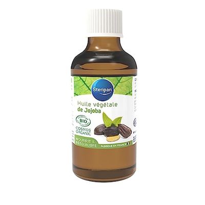 Steripan - Huile Végétale de Jojoba - Nourrit et Rééquilibre - Cosmétique Bio - Fabriqué en France - 50ml