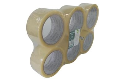 Q-Connect KF01791 Ruban adhésif - 50 mm x 66 m - Pack de 6