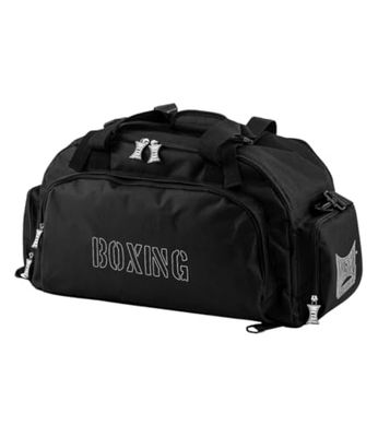 METAL BOXE sac A Dos Boxing - sac à Dos avec Bretelles ou sac Classique avec poignées et bandoulière. Noir FR: Taille Unique (Taille Fabricant: Taille Unique)