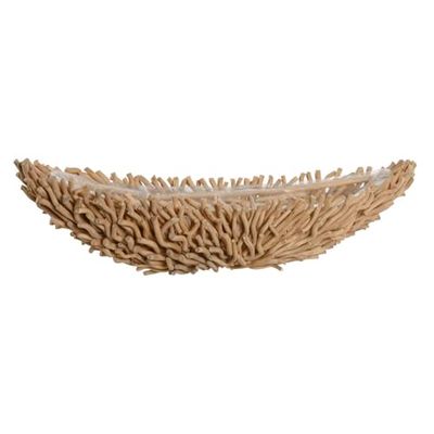 Home ESPRIT Centro de Mesa Marrón Claro Urbano 86 x 25 x 17 cm