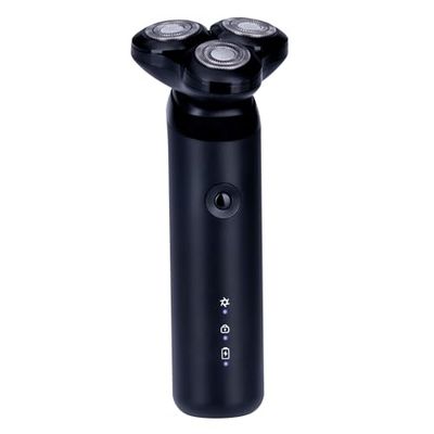 Status Nice Rechargeable Rotary Shaver for Men | 3 Stainless Steel Blades | Wet & Dry Use | Waterproof | 1.5Hr Charge | Travel Lock | Cordless | Black | NICE1PKB6
