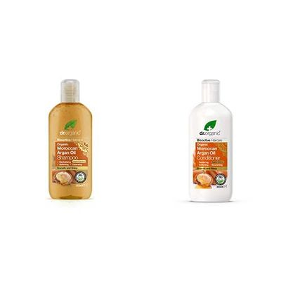 Organic Moroccan Argan Oil Shampoo & Conditioner Set