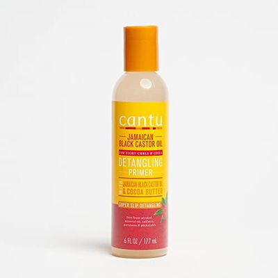 CANTU - Aceite de Castor Negro Jamaicano - Desenredante con Manteca de Cacao - 177 ml - Cuidado del cabello