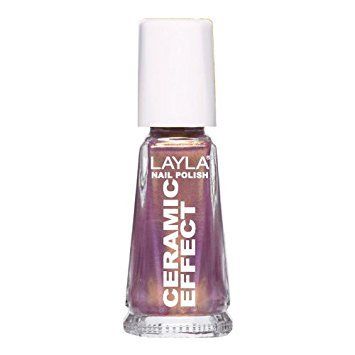 Layla Cosmetics 1243R23-115 keramisk effekt nagellack – tutti frutti, 1-pack (1 x 0,01 l)
