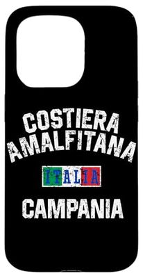 Amalfi Coast Italy Campania Italian Flag Distressed Imprint Case for iPhone 15 Pro
