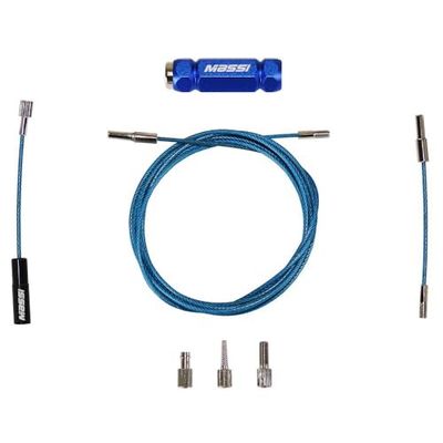 MASSI Magneetgeleider voor interne bekabeling, magneet, volwassenen, uniseks, zwart, eenheidsmaat