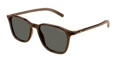 Montblanc MB0325S Zonnebril, heren, gerecycled, geïnjecteerd, meerkleurig, eenheidsmaat