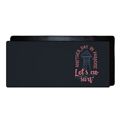 Bonamaison, Rectangle Digital Printed Gaming Mouse Pad for Gamers, Non-Slip Base, for Office and Home, Single Player Games L, Size:90 x 40 cm