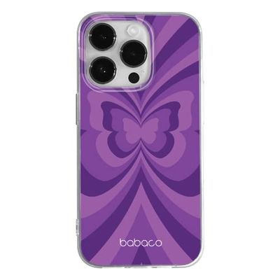 ERT GROUP mobiel telefoonhoesje voor Apple Iphone 14 PRO origineel en officieel erkend Babaco patroon Butterflies 001 optimaal aangepast aan de vorm van de mobiele telefoon, hoesje is gemaakt van TPU