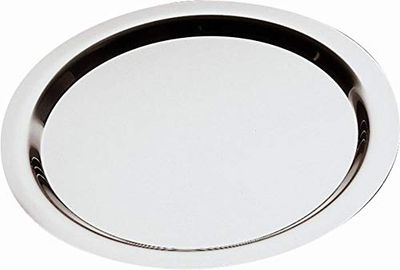 APS 01338 dienblad FINESSE-, Ø 38 cm, 18/0 RVS rond, gladde rand Materiaaldikte 0,7 mm