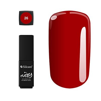 Silcare Flexy Hybrid Gel *26 4,5g, red