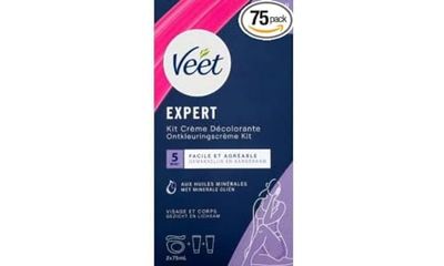 Veet - Crema decolorante viso e corpo - 2 flaconi da 75 ml